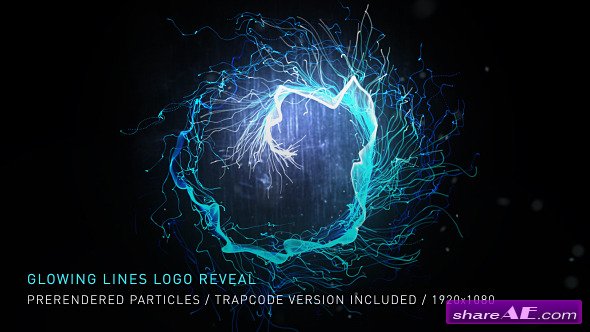 Videohive Glowing Lines Logo Reveal