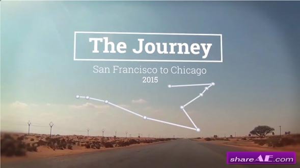 The Journey Map Slideshow - After Effects Projects (Motion Array)