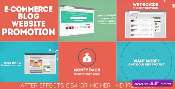 Videohive E-commerce / Blog / Website Promotion