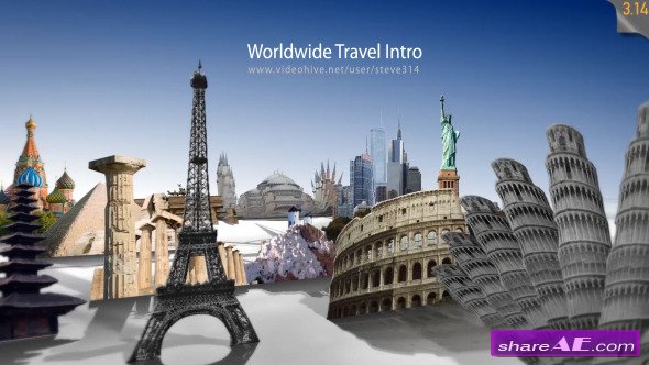 Videohive Worldwide Travel Intro / Show