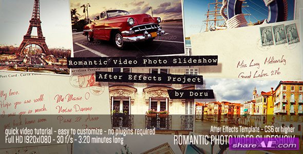 Videohive Romantic Photo Video Slideshow