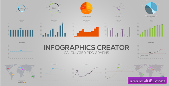 Videohive Infographics Creator - After Effects Templates