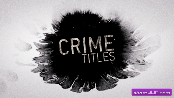 Videohive Crime Titles