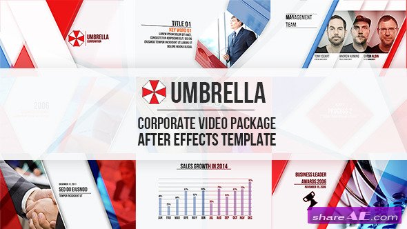 Videohive Umbrella - Corporate Video Package - After Effects Templates