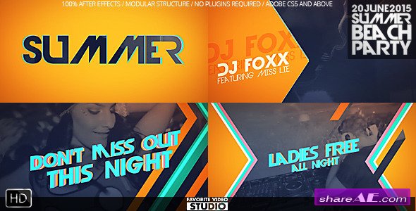 Videohive Summer Beach Party