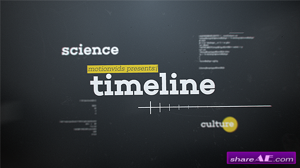 Videohive Abstract 3D Timeline
