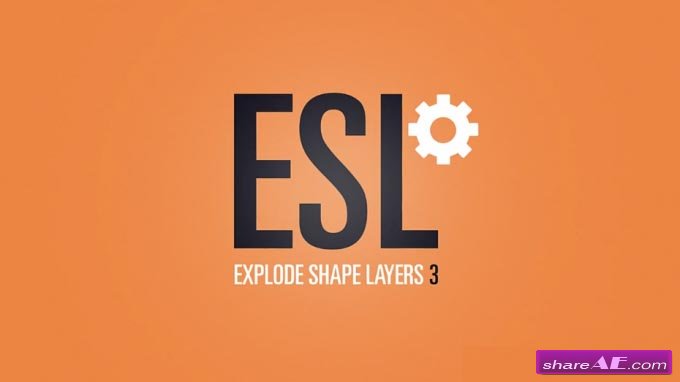 Explode Shape Layers 3.3.1 (Aescript)