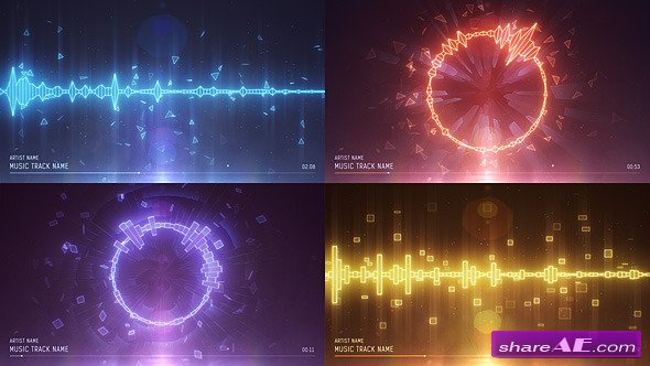 Videohive Audio Spectrum Music Visualizer