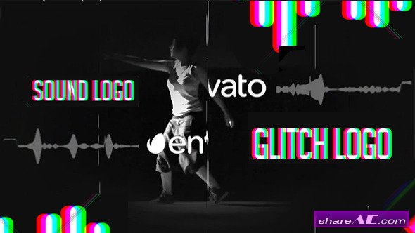 Videohive Sound Glitch - Logo Reveal - After Effects Templates