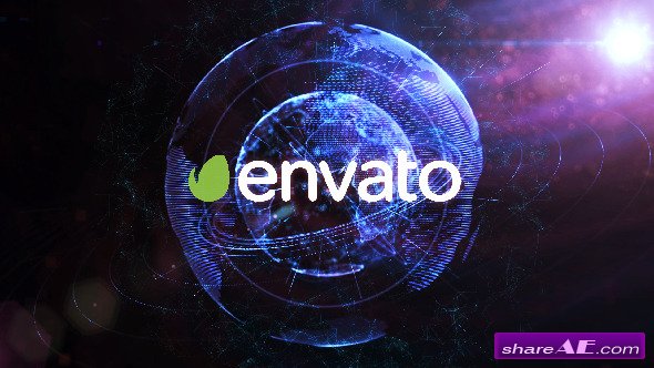 Videohive Digital Planet Earth Logo - After Effects Templates