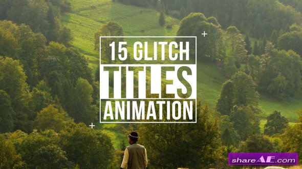 Videohive Glitch Titles - After Effects Templates