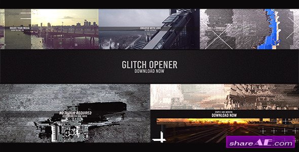 Videohive Glitch Opener - After Effects Templates
