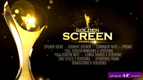 Videohive Golden Screen Awards - After Effects Templates