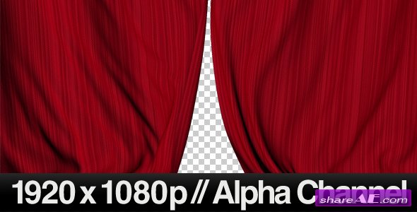 Realistic Red Curtains Closing - Motion Graphics (Videohive)