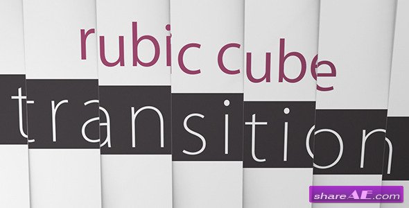Rubic Cube Transition - After Effects Templates (Videohive)