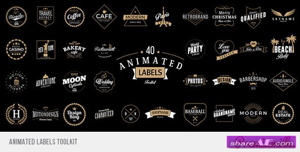 Animated Labels Toolkit - Videohive