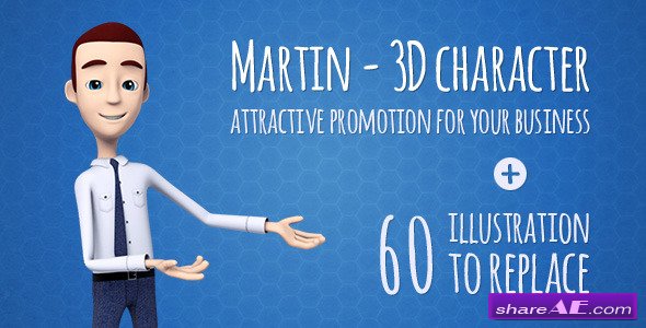 Martin 3D Character - Promo/Explainer - Videohive