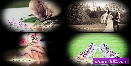 GOLDEN WEDDING PACK - After Effects Templates (MotionMile)