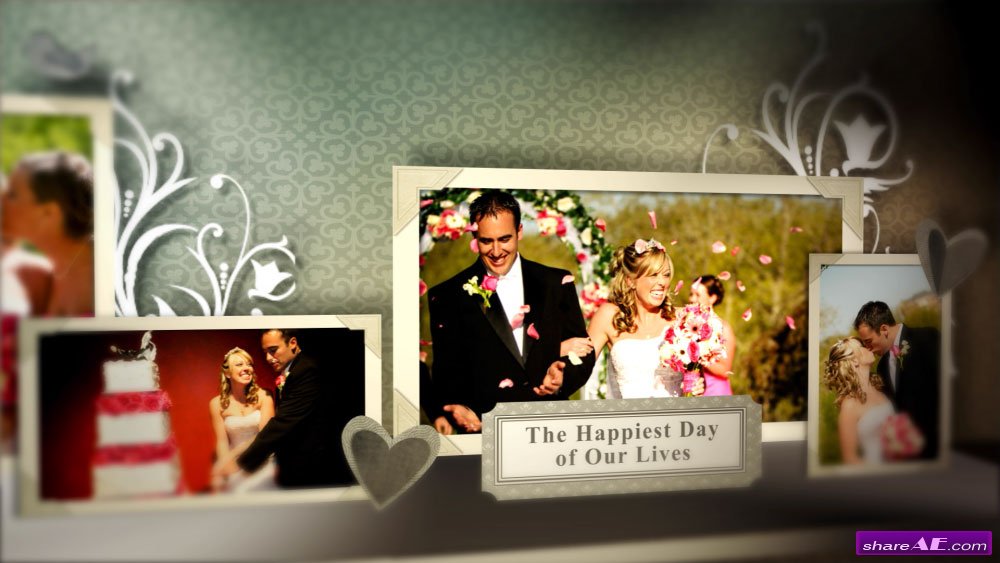 wedding album pop up book after effects template free download