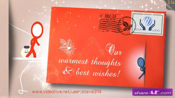 Inkman Christmas Holiday card - Videohive