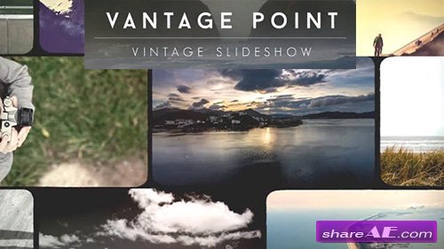 Vantage Point Vintage Video Slideshow - After Effects Project (Rocketstock)