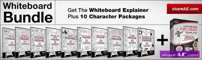 The Whiteboard Bundle - After Effects Template (Bluefx)
