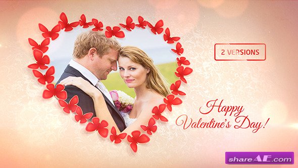 Sweet Butterflies: Valentine's Day Card - Videohive