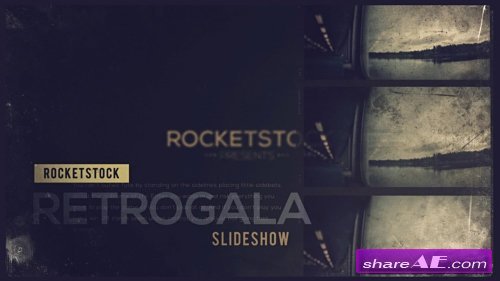 Retrogala Grungy Slideshow - After Effects Project (Rocketstock)