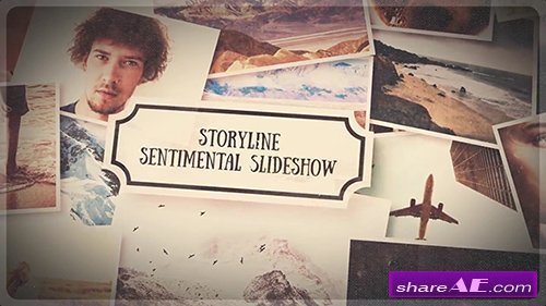 Storyline - Sentimental Slideshow - After Effects Project (Rocketstock)