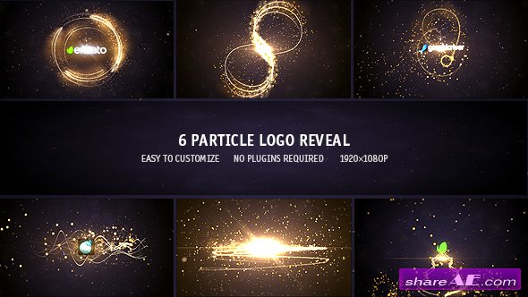 Particle Logo Reveal Pack 6in1 - Videohive