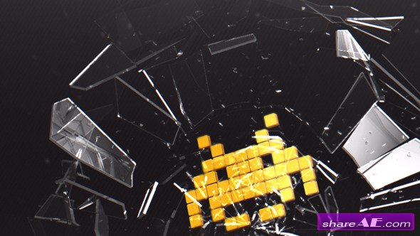 Videohive Breaking Glass Logo - After Effects Template