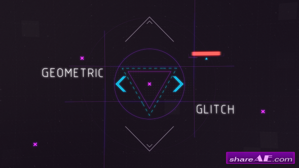 Videohive Geometric Glitch Intro 2 - After Effects Templates