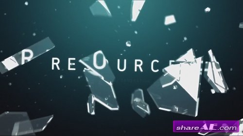 Collateral 3D Glass Logo Reveal - After Effects Project (Rocketstock)