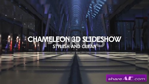 Chameleon 3D Slideshow - After Effects Template (Pond5)