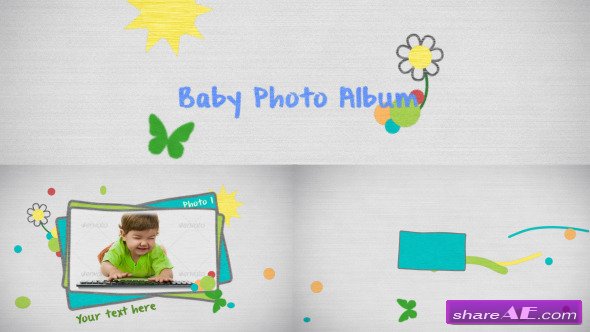 after effects template baby gallery free download