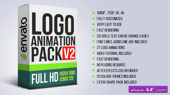 Videohive Logo Animation Pack V2 - After Effects Templates