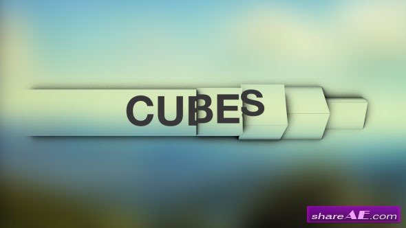 Videohive Cubes - Simple and Clean Lower Thirds - After Effects Templates