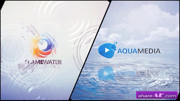 Videohive Clean Logo V03 Water Ripples - After Effects Templates