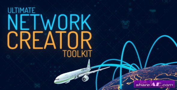 Videohive Ultimate Network Creator Toolkit - After Effects Templates