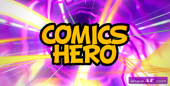 Videohive Comics Hero (Broadcast Pack) - After Effects Templates