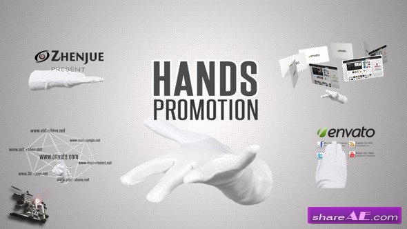 Videohive Hands Promotion Pack - After Effects Templates