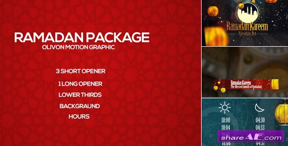 Videohive Ramadan Package - After Effects Templates