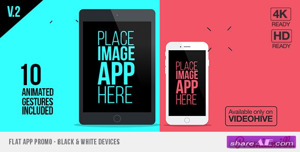 Videohive Flat App Promo - After Effects Templates