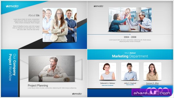 company profile presentation after effects templates free download