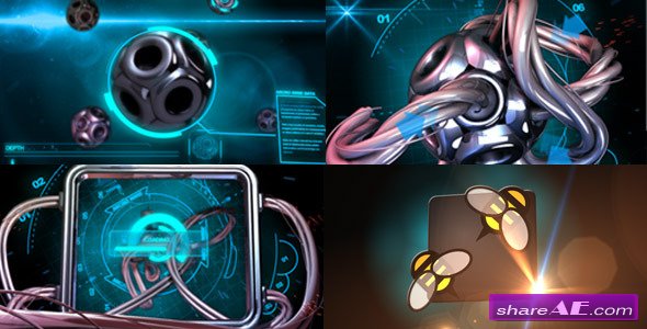 Videohive Sci-Fi Hi Tech Micro Electric Wire - After Effects Templates
