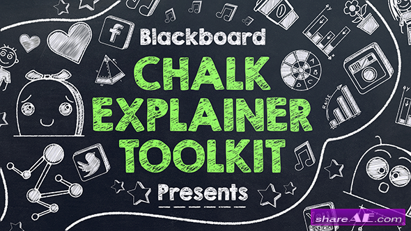 Videohive Blackboard Chalk Explainer Toolkit
