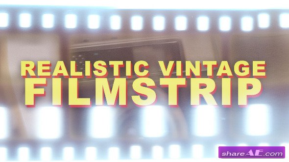 Realistic Vintage Filmstrip - Horizontal - Motion Graphic (Videohive)