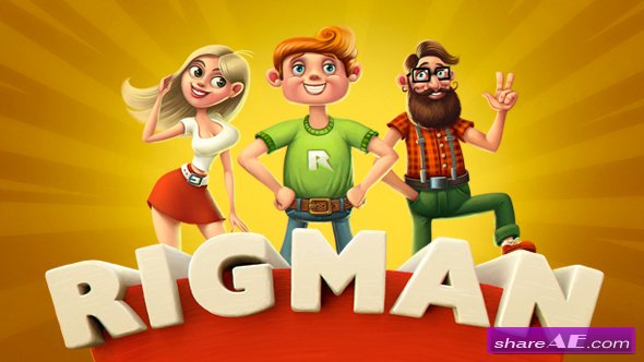 Videohive Rigman - Complete Rigged Character Toolkit