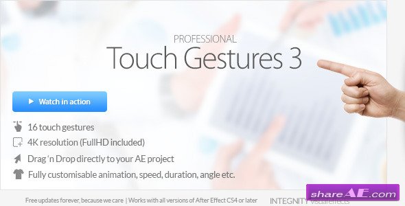 Professional Touch Gestures - Projects for After Effects (VideoHive)