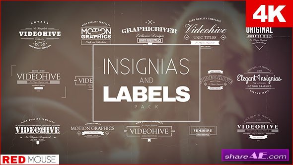 Videohive Insignias And Labels Pack